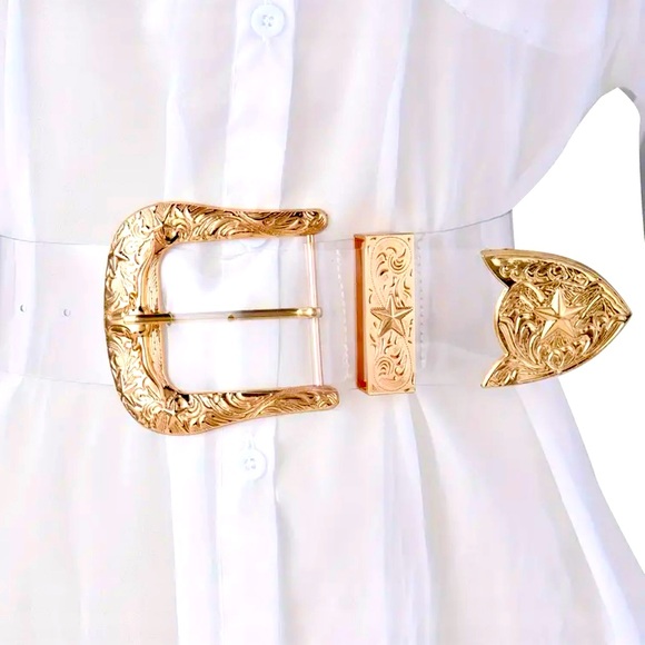 Translucent Wide Belt - Picture 1 of 6